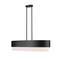 Z-Lite Counterpoint Linear Chandelier, 5-Light, 16 In.W x 42 In.L x 10.5 In.H, Matte Black/White 495-42L-MB - alternate 8